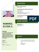 Ramirez, Elyzza U.: Education