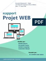 Rapport Projet Web Ordinateurs
