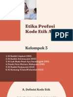 Etika Profesi Kode Etik Ahli Gizi