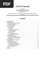 Download ANSYS Short Tutorial by Nono_geotec SN58771402 doc pdf