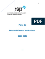 Plano de Desenvolvimento Institucional da Unesp 2019-2028