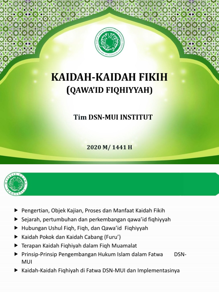 Qawaid Fiqhiyah Pdf