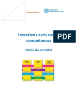 Guide Entretien Axee Sur Les Competeces - 2021