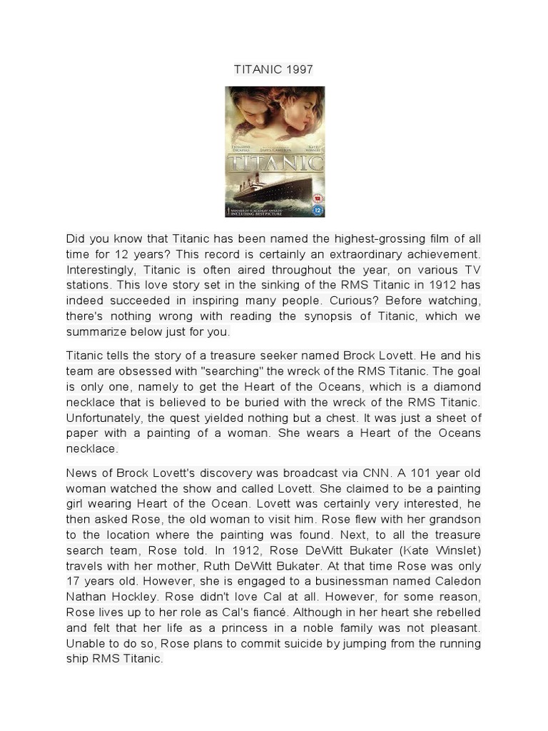 Titanic intelligence overview