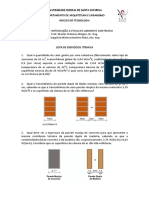 Lista - Exercicios - Int Física Do Ambiente Construído