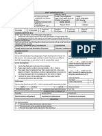 Daily Lesson Plan Ts25: Content Standard Code: Learning Standard Code