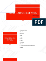 Mesyuarat Hem 2/2022: 27/6/2022 (ISNIN) 12.30PM DCS