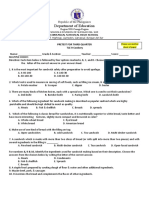 Diagnostic - 3RD QTR TLE 9-2021