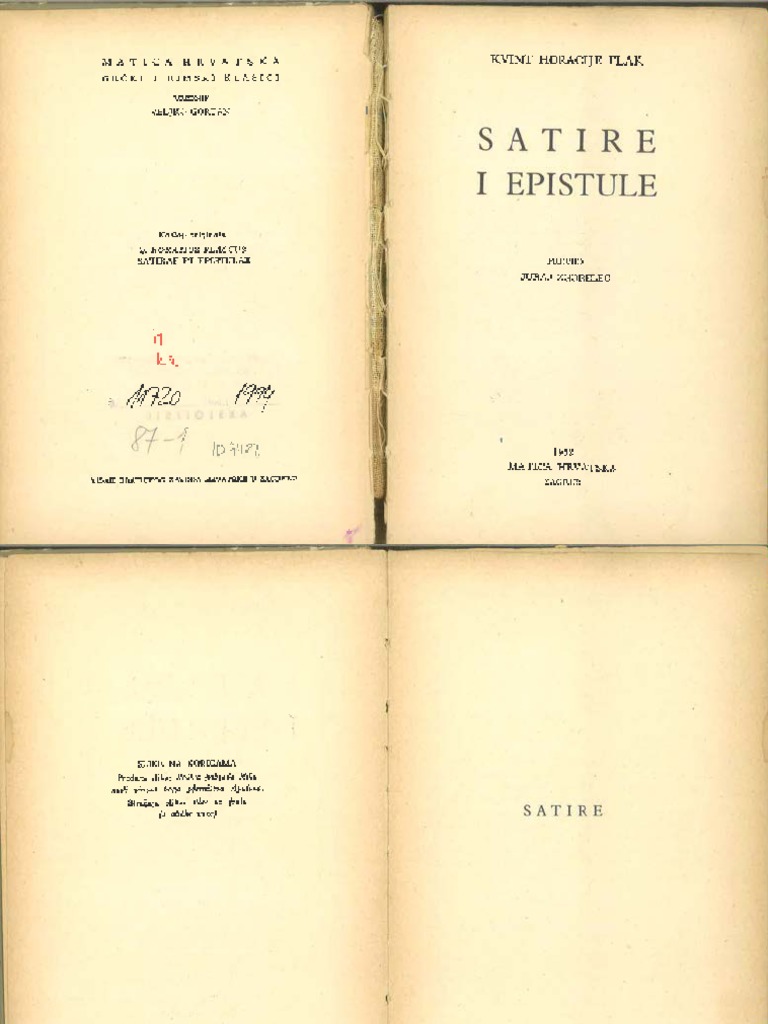 Kvint Horacije Flak - SATIRE I EPISTULE - Compressed-Compressed-Min ...