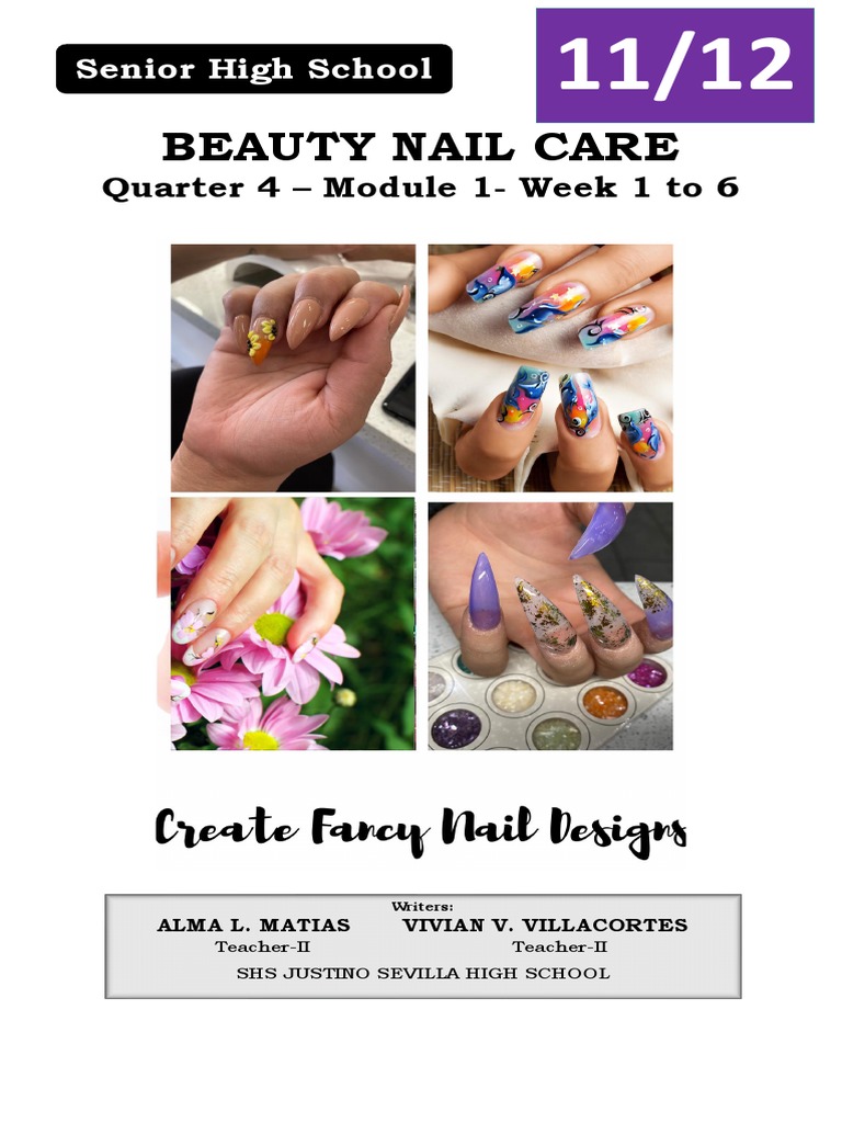 Beauty Nail Care Quarter 4 Module 1Week 1 To 6 PDF Nail (Anatomy)