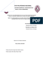 Impacto de agroquímicos en cultivos de maíz en Sinaloa