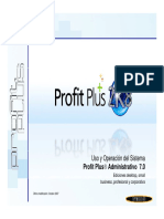 Uso y Operación Del Sistema Profit Plus Administrativo 7.0 - Diapositivas