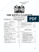 The Kenya Gazette: Titlmt