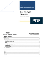 Gap Analysis Checklist: ISO 9001:2015 Self-Assessment