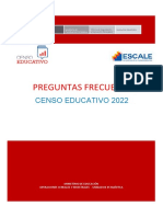 Preguntas Frecuentes Censo Educativo 2022