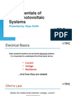 Fundamentals of Photovoltaic Systems TPC Presentation