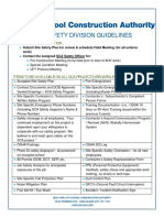 Sca Safety Division Guidelines: Prior To Mobi Li Zation