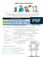 Asynchronic Present Perfect Continuous