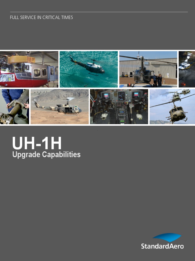 StandardAero Bell UH1H Upgrade Capabilities PDF Helicopter Rotor