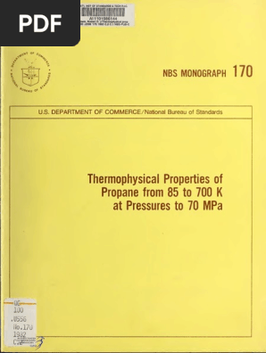 HOUSTON -メルトンワークジャケット- Thermophysical Properties of Propane, National Bureau of