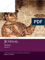 (Aris and Phillips Classical Texts) John Godwin - Juvenal - Satires Book V (2020)