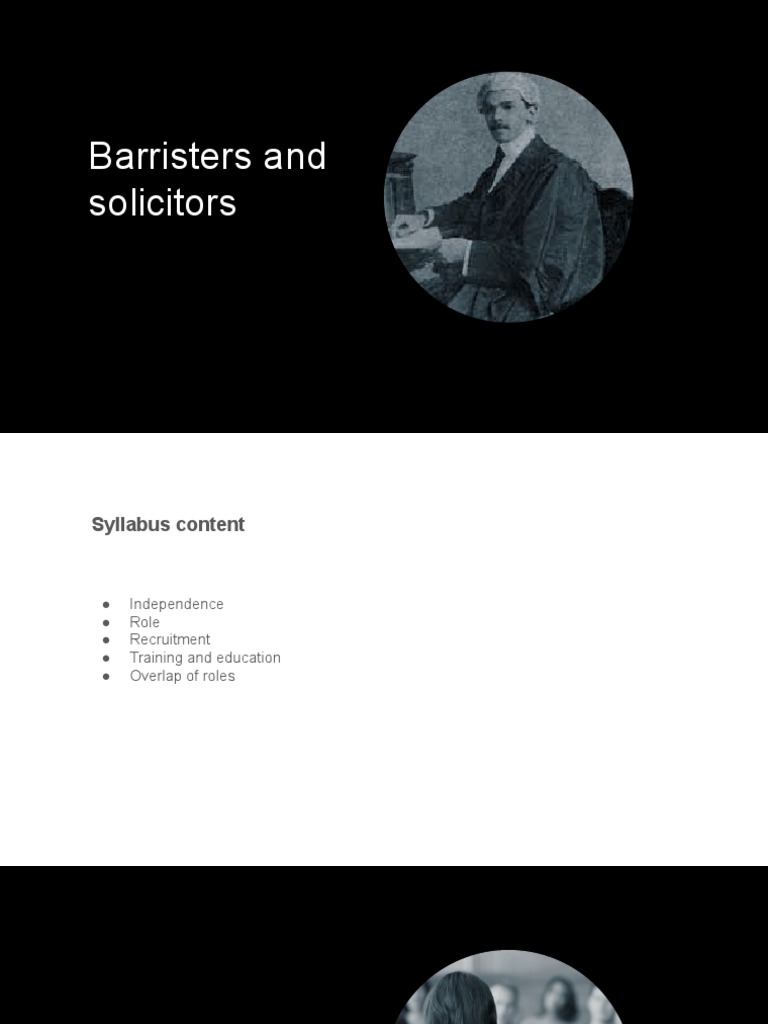 8a. Barristers and Solicitors PDF Barrister Solicitor