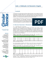 Nutrição e adubação da bananeira irrigada