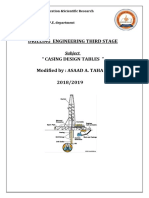 Casing Design Tables