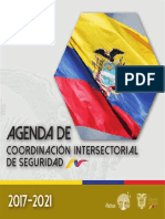 Agenda de Coordinación Intersectorial de Seguridad 2018 Ok