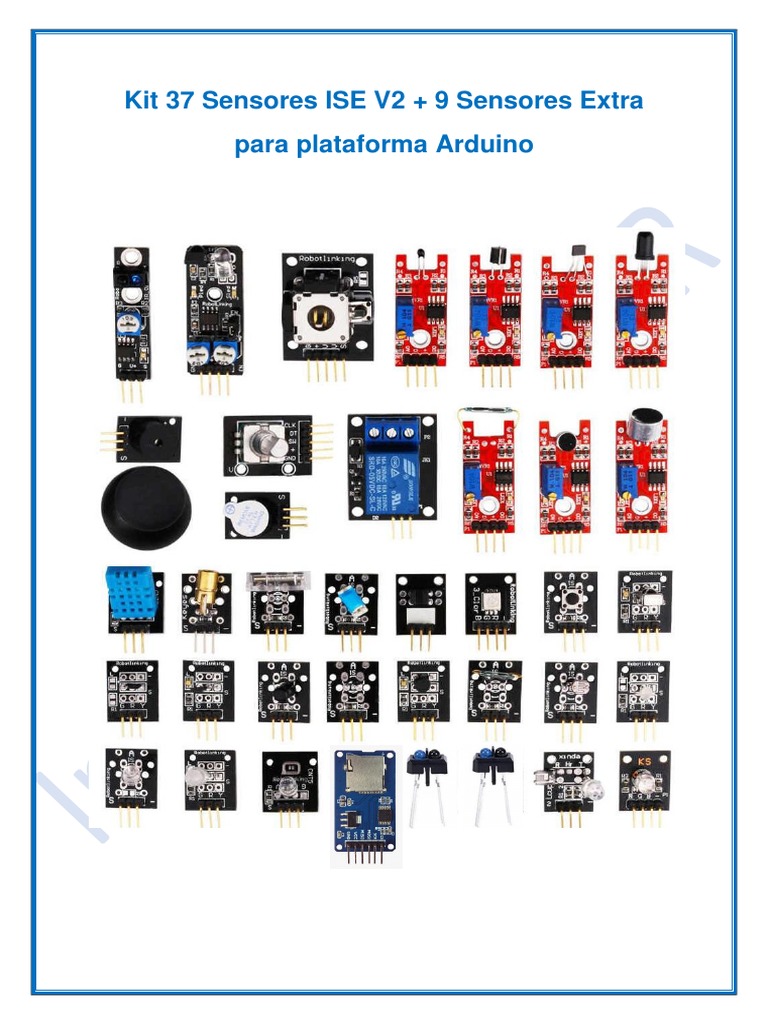 Kit 37 Sensores ISE V2+ 9 Extra 1 | PDF | Micrófono | Relé