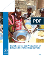 Wfp-Handbook For The Production of Ricekernels 0