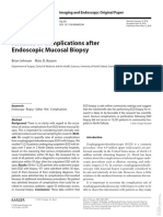 Absence of Complications After Endoscopic Mucosal Biopsy: Imaging and Endoscopy: Original Paper