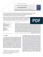 A Case of Persistent Retrograde Amnesia Following A Dissociative Fugue