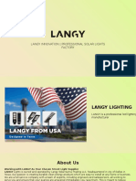 LANGY LIGHTING - Professional Led Lighting Manufacturer