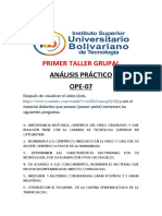 Bacteriologia PRIMER TALLER 1