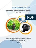 Daftar Parameter Analisa Ver 2022 Rev 1