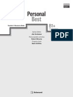 Personal Best (B1+) Inter - Teacher's Resources Book
