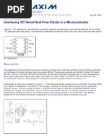 Interfacing I2C Serial Real-Time Clocks To A Microcontroller