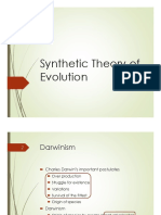 Evolution Theory Synthesis