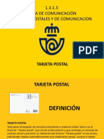 Correos 2022 1.3.1.3 Tarjeta Postal
