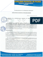 Resolucion de Liquidacion de Obra..saneamiento Pichos