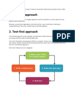 TDD Vs Test Last Approach