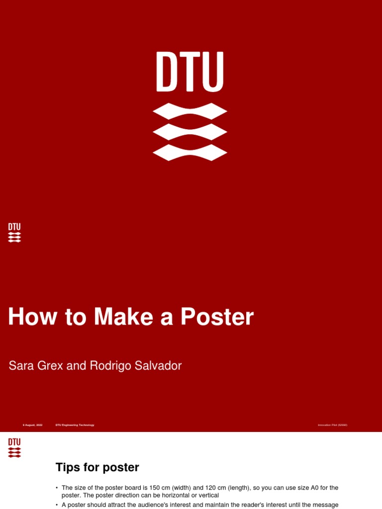 How To Make A Poster | PDF | Communication