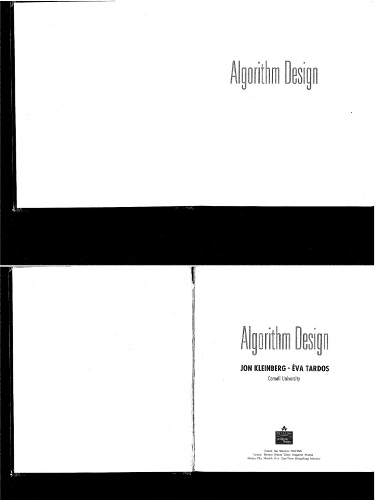 (Reduced) Algorithm Design (Jon Kleinberg, Éva Tardos) | PDF
