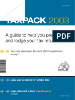 Taxpack: A Guide To Help You Prepare and Lodge Your Tax Return