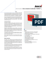 Product Information: One-Channel Controller TOPAX L