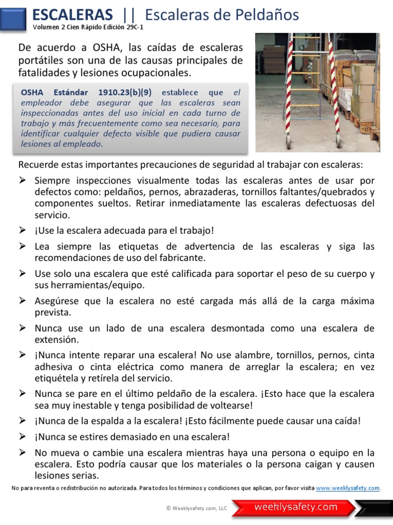 Fast100 050 29G Step Ladders Spanish PDF