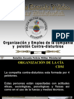 Organización y Formaciones de CIA CD