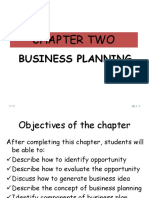 Chapter Two: Business Planning