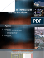 Catenaria y Telemandos de Energía en Los Sistemas Ferroviarios